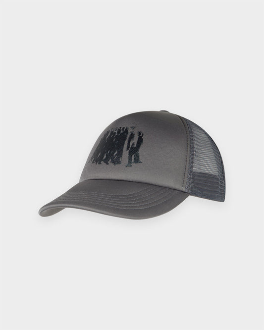 CIVIL GHOST TRUCKER CAP - DARK GREY